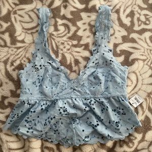 NWT Aerie Lace Crop Top